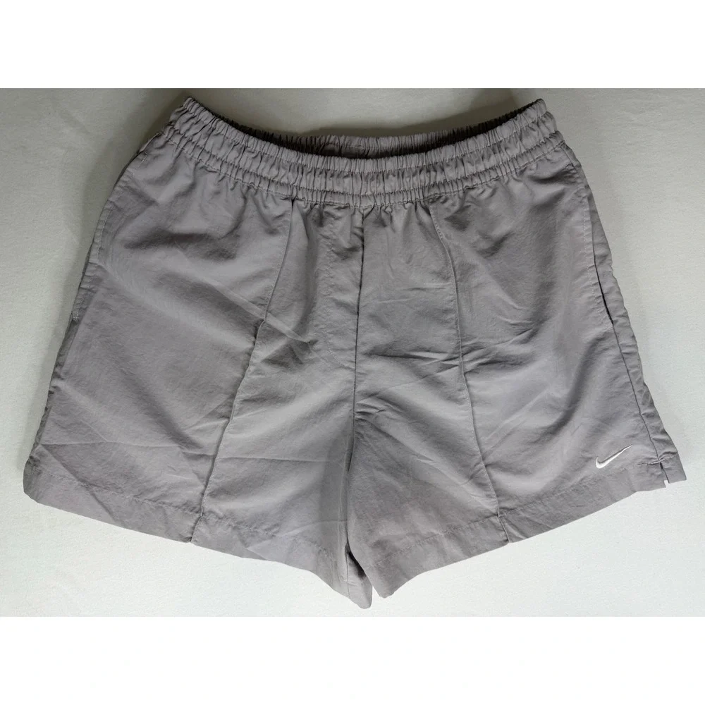 Nike Woven Short Womens light purple Excellent High Rise Nylon Sportswear Pocket